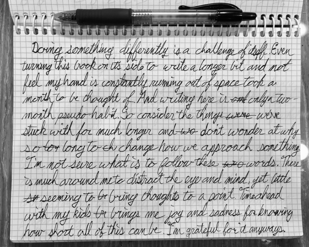 Doing Something Differently: On Change and Habit Formation